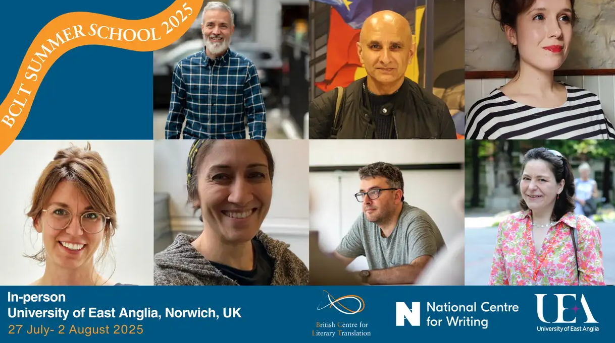 Join me at the BCLT Summer School for Literary Translation!